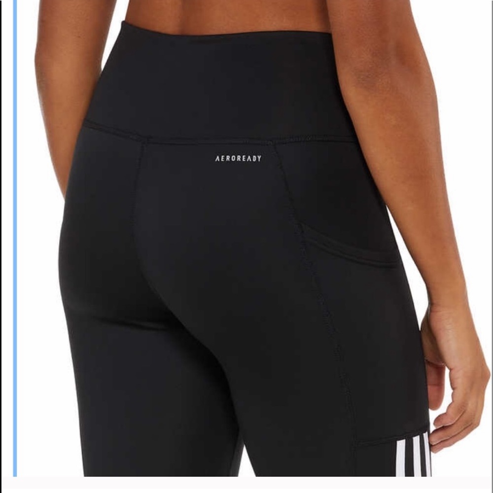 Adidas Ladies’7/8 3-Stripe Tight - Picture 5 of 13